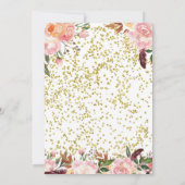 1恋しく思人の誕生日パーティーへの招待 招待状 (裏面)