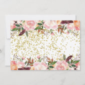 1恋しく思人の誕生日パーティーへの招待 招待状 (裏面)