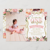 1恋しく思人の誕生日パーティーへの招待 招待状 (正面/裏面)