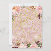 1恋しく思人の誕生日パーティーへの招待 招待状 (裏面)