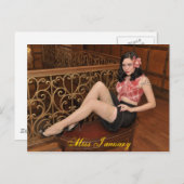 1恋しく思月はがき ポストカード (正面/裏面)