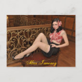 1恋しく思月はがき ポストカード (正面)