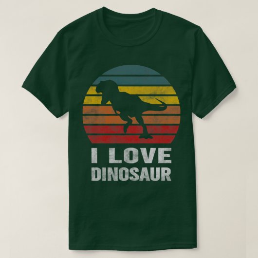 1恐竜の贈り物 Tシャツ (デザイン正面)