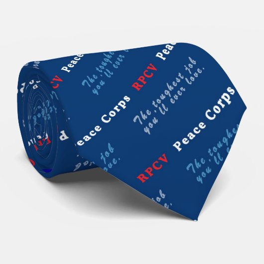 「1'戻しました平和部隊のボランティアを ネクタイ (ロール)