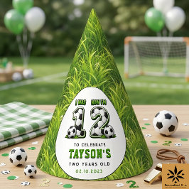 1才から2才へ サッカー 2歳の誕生日おめでとう オールスター パーティーハット