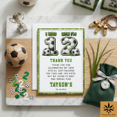 1才から2才 サッカー - オールスター 2歳の誕生日 サンキューカード