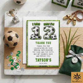 1才から2才 サッカー - オールスター 2歳の誕生日 サンキューカード