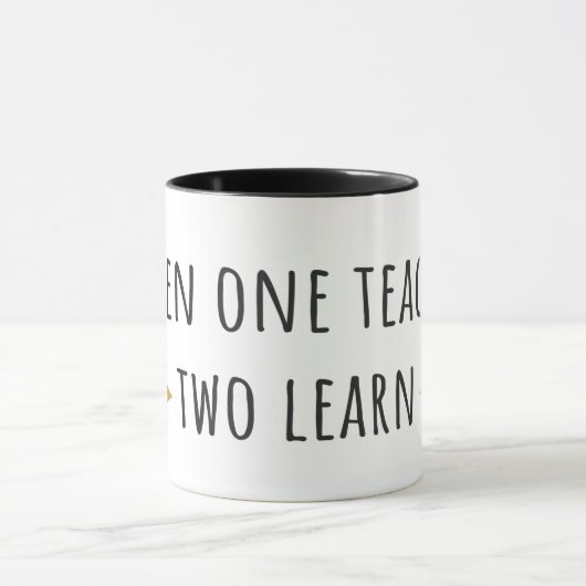 1教え学 Two Mug マグカップ (中央)