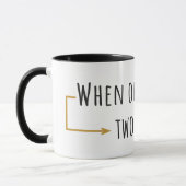 1教え学 Two Mug マグカップ (左)