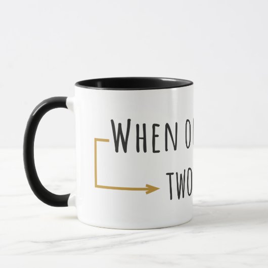 1教え学 Two Mug マグカップ (左)