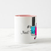 #1数1ネイリストのネイルアーチスト ツートーンマグカップ (中央)