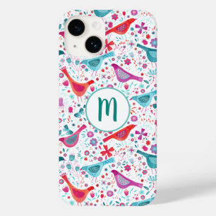 1文字の鳥のパターン Case-Mate iPhone 14ケース