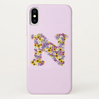1文字N iPhone X ケース