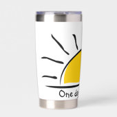 1日ずつ 保温保冷タンブラー (正面)
