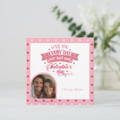 1日だけでなく、毎日あなたを愛する愛らしいフラット シーズンカード (スタンド正面)