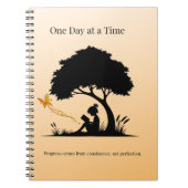 1日で一度 – Daily Reflection Notebook ノートブック (正面)