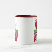 1日にリンゴ保のドクター遠くにのおもしろいApple マグカップ (中央)