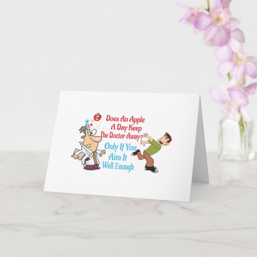 1日にリンゴ保は医者遠くにか カード (蘭)