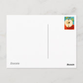 1日にリンゴ…水彩色 ポストカード (裏面)