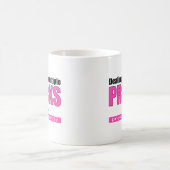 1日に複数の点を扱う（ピンク） コーヒーマグカップ (中央)