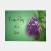 1日に1回のチューリップ感動的 ドアマット (正面)