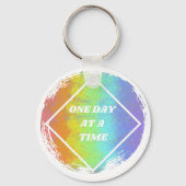 1日に1回 – NA、麻薬匿名 キーホルダー (正面)