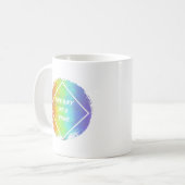 1日に1回 – NA、麻薬匿名 コーヒーマグカップ (正面左)