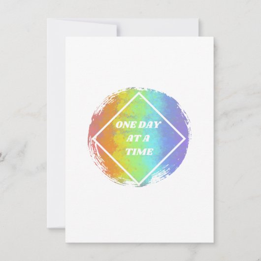 1日に1回 – NA、麻薬匿名 シーズンカード (正面)