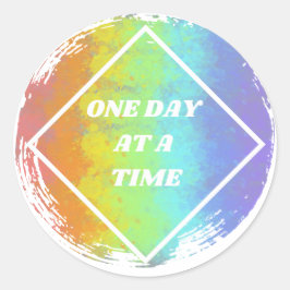 1日に1回 – NA、麻薬匿名 ラウンドシール