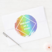 1日に1回 – NA、麻薬匿名 ラウンドシール (封筒)