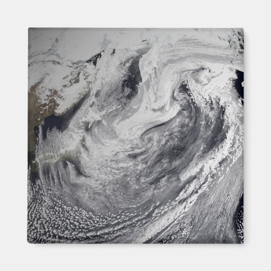 1日のクラウドシミュレーシ独身のョン マグネット (正面)