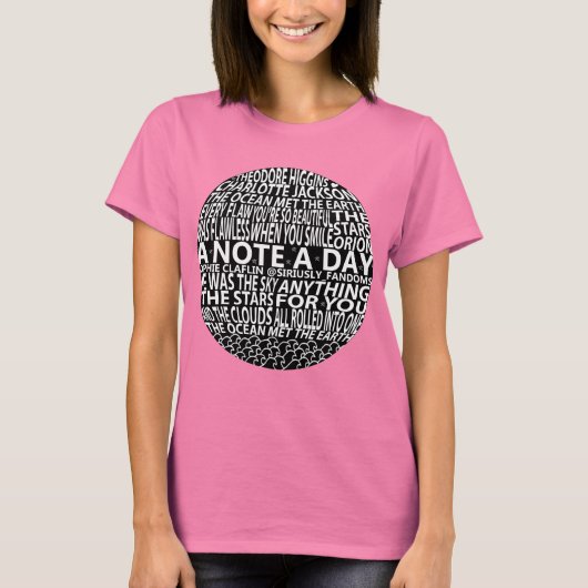 1日のコラージュのメモ[#1] Tシャツ (正面)