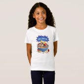 1日のシリアルを燃料にする Tシャツ (正面フル)