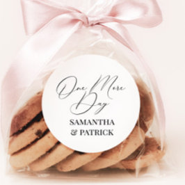 1日のリハーサルのディナーフェイスシール ラウンドシール