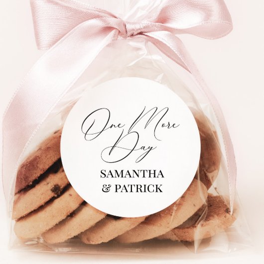 1日のリハーサルのディナーフェイスシール ラウンドシール