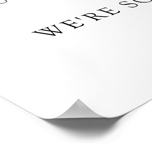 1日のリハ遠くにーサル結婚ディナーウェルカムポスト ポスター (角)