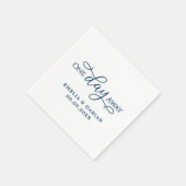 1日のリハ遠くにーサ結婚ルディナーナプキンス スタンダードカクテルナプキン (角)