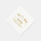 1日のリハ遠くにーサ結婚ルディナーナプキンス スタンダードカクテルナプキン (角)