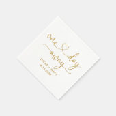 1日のリハ遠くにーサ結婚ルディナーナプキンス スタンダードカクテルナプキン (角)