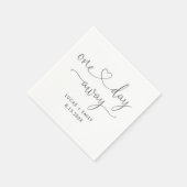 1日のリハ遠くにーサ結婚ルディナーナプキンス スタンダードカクテルナプキン (角)