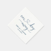 1日のリハ遠くにーサ結婚ルディナーナプキンス スタンダードカクテルナプキン (角)