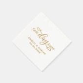 1日のリハ遠くにーサ結婚ルディナーナプキンス スタンダードカクテルナプキン (角)