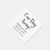 1日のリハ遠くにーサ結婚ルディナーナプキンス スタンダードカクテルナプキン (角)