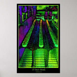 1日の仕事 ポスター