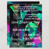 1日の便利な自己動機リマインダ素晴らしー (正面/裏面)