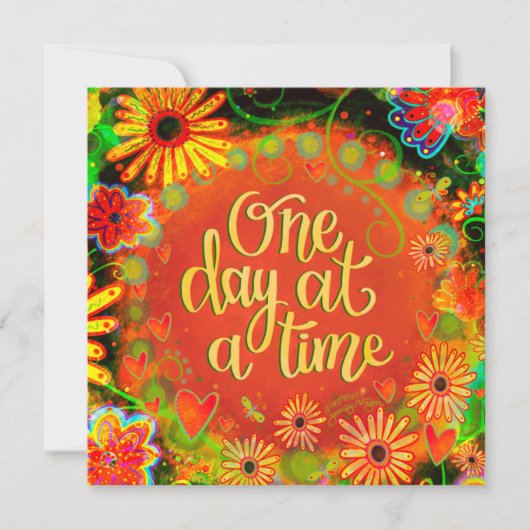 1日の勇気付けられるかわいらしフローラ (正面)