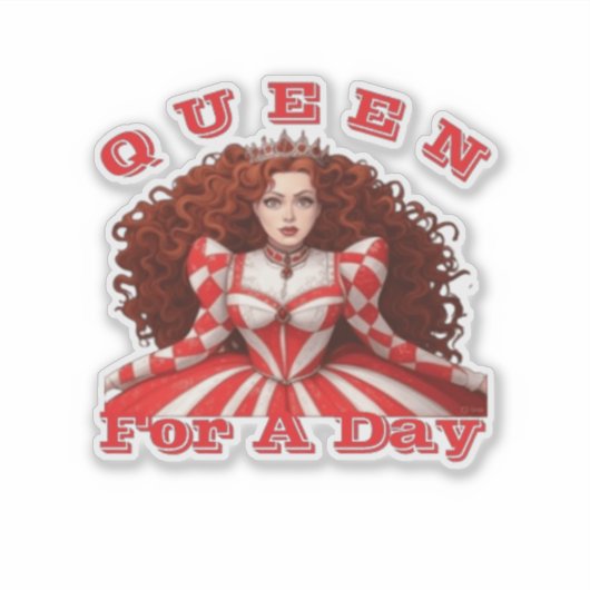 1日の女王 シール (正面)