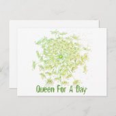 1日の女王 ポストカード (正面/裏面)