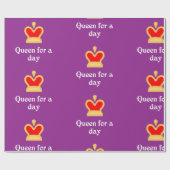 1日の女王 ラッピングペーパー (フラット)