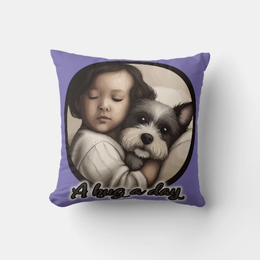 1日の抱擁 クッション (正面)